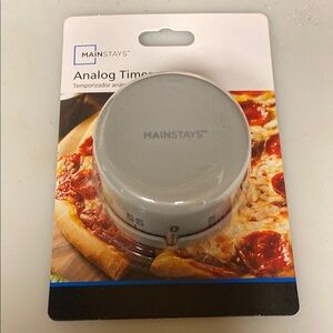 Mainstays Silver Analog Timer